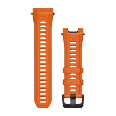 Silikoninis dirželis Garmin Instinct 3 50 mm laikrodžiui, 26 mm, tamsiai oranžinis