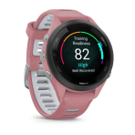 Laikrodis GARMIN Forerunner 265s, 42 mm, rausvas