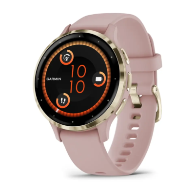 Laikrodis GARMIN Venu 3S, pilkai rausvos spalvos