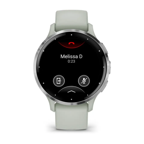 Laikrodis GARMIN Venu 3S, žaliai pilkos spalvos