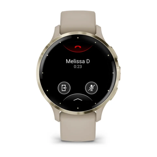 Laikrodis GARMIN Venu 3S, šviesaus aukso spalvos