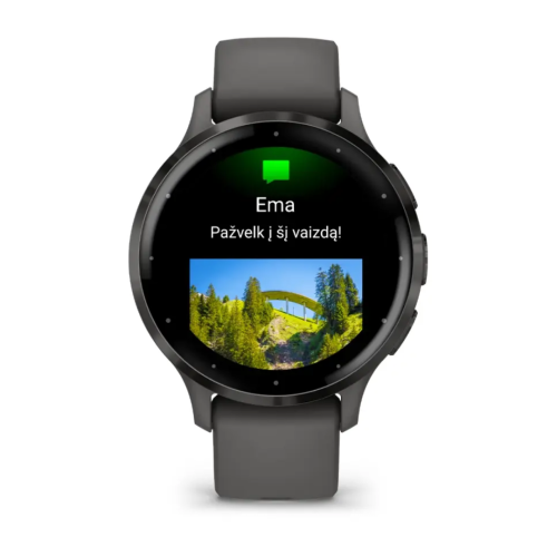 Laikrodis GARMIN Venu 3S, skalūno spalvos