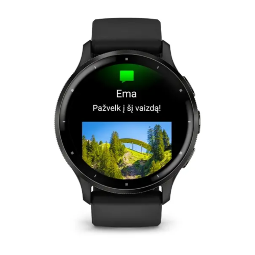 Laikrodis GARMIN Venu 3, juodos spalvos