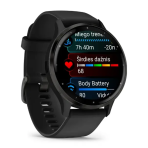 Laikrodis GARMIN Venu 3, juodos spalvos