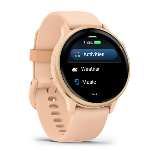 Laikrodis GARMIN Vivoactive 6, šviesiai rožinis