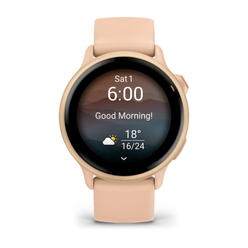 Laikrodis GARMIN Vivoactive 6, šviesiai rožinis