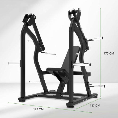 Staklės TUNTURI Platinum Shoulder Press Plate loaded V-series