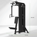 Staklės TUNTURI Platinum Dual Pec Fly/Rear Delt Selectorized V-series