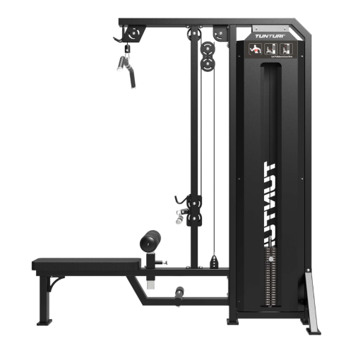 Staklės TUNTURI Platinum Dual Lat Pulldown / Low row Selectorized V-series