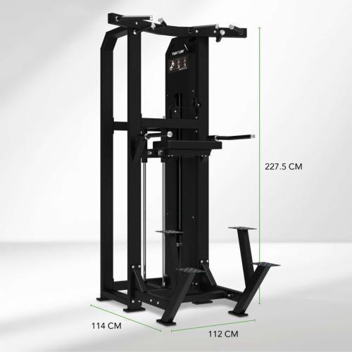 Staklės TUNTURI Platinum Dual Assisted Chin Up / Dip Selectorized V-series