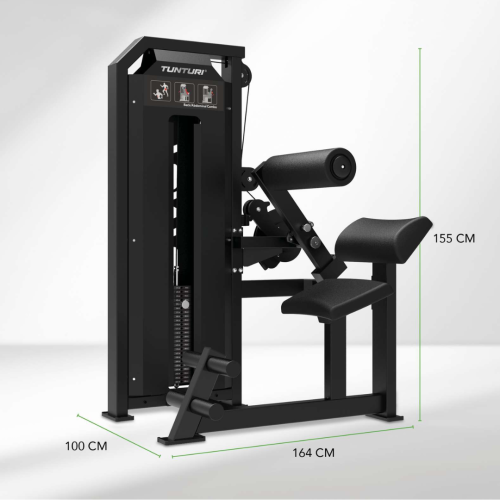 Staklės TUNTURI Platinum Dual Back / Abdominal Combo Selectorized V-series