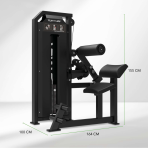 Staklės TUNTURI Platinum Dual Back / Abdominal Combo Selectorized V-series