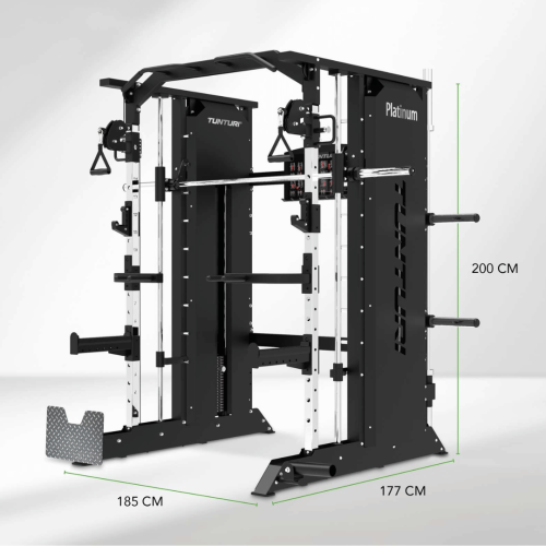 Staklės TUNTURI Platinum Full Smith / Functional trainer Selectorized V-series