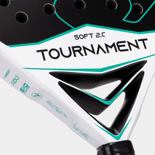 Padelio raketė Joma Tournament Soft Paddle Racket White Green