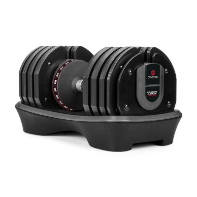 Reguliuojamo svorio svarmuo / hantelis Gymstick Quick-Lock Dumbbell 36 kg