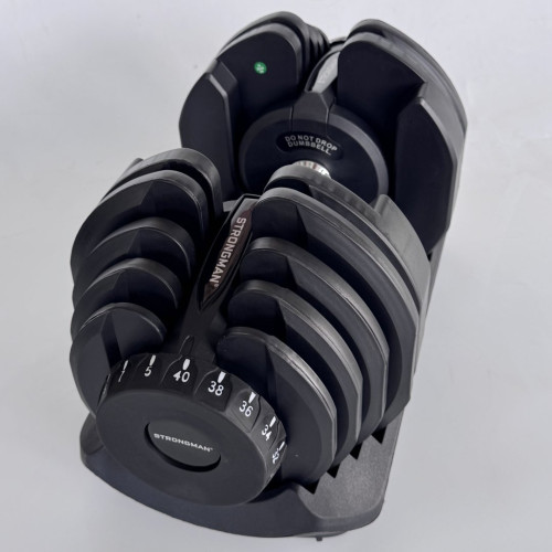 Reguliuojamo svorio svarmuo / hantelis Strongman duo-tech 40 kg