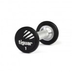 Profesionalus PU svarmuo / hantelis TIGUAR 1–70 kg