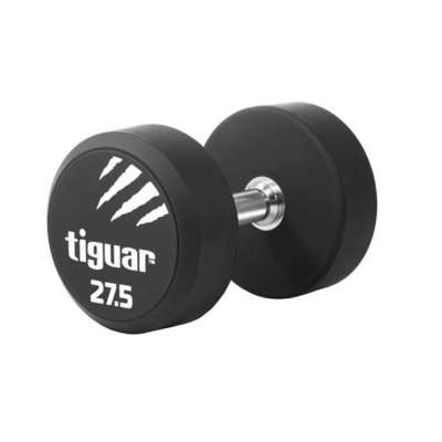 Profesionalus PU svarmuo / hantelis TIGUAR 1–70 kg (Svoris: 27.5 kg)