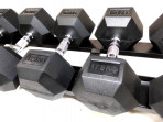 Šešiakampių hantelių rinkinys STRONGMAN (2x12,5-35kg)