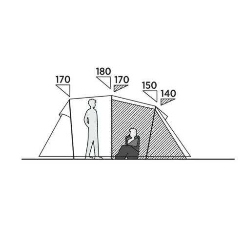 Palapinė Easy Camp Tent Hidra 4