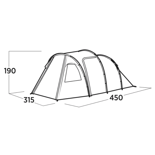 Palapinė Easy Camp Tent Hidra 5