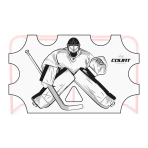 Ledo ritulio vartų uždanga Court Icehockey Goalie Blanket