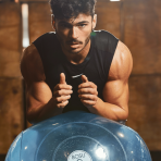 Gimnastikos kamuolys BOSU Ballast Ball 65 cm