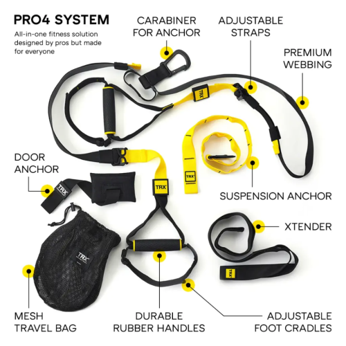 Funkcinis treniruoklis TRX® PRO Suspension Trainer Kit 4