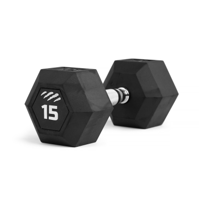 Svarmuo / hantelis TIGUAR Dumbbell HEX 5–50 kg (Svoris: 15 kg)