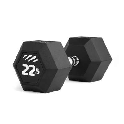 Svarmuo / hantelis TIGUAR Dumbbell HEX 5–50 kg (Svoris: 22.5 kg)