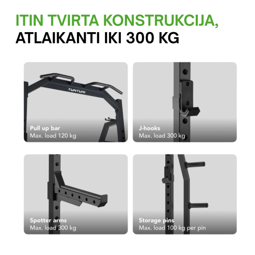 Jėgos stovas TUNTURI PR60 Power Rack (1/2)
