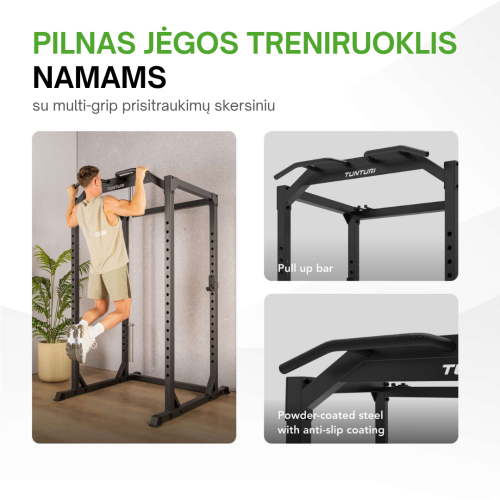 Jėgos stovas TUNTURI PR60 Power Rack (1/2)