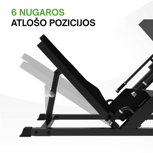 Kojų presas TUNTURI LP60 Leg Press / Hack Squat (1/4)