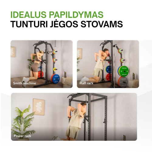 Priedas jėgos stovui TUNTURI PR60 Power Rack - Dip Attachment