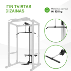 Priedas traukai TUNTURI PR60 Power Rack - Pulley Attachment (1/2)