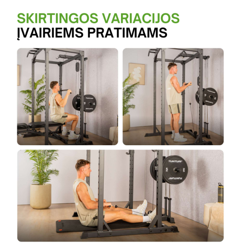 Priedas traukai TUNTURI PR60 Power Rack - Pulley Attachment (1/2)