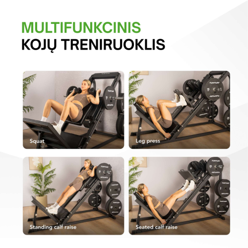 Kojų presas TUNTURI LP60 Leg Press / Hack Squat (1/4)