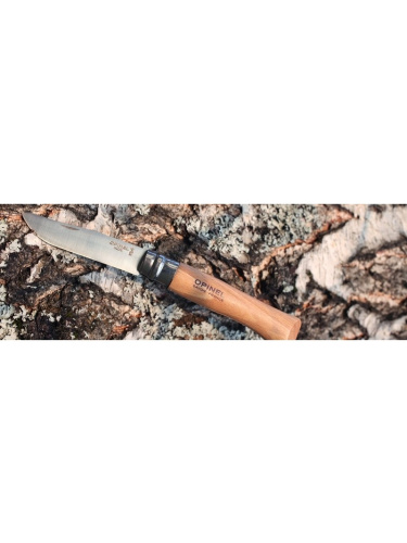 Opinel peilis Nr.10 su bukų rankena ir nerūdijančio plieno ašmenimis