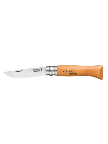 Opinel Nr.8 žvejybinis plieninis peilis su bukų rankena