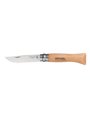 Opinel peilis Nr.6 su buko rankena ir nerūdijančio plieno ašmenimis
