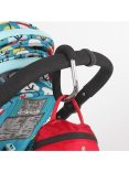 Vaiko daiktams skirtas karabinis „LittleLife Buggy Clip“.