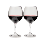 Kelioninių raudono vyno taurių rinkinys GSI Outdoors Nesting Red Wine Glass Set
