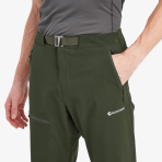 Vyriškos kelnės Montane "Tenacity Pants" su reguliuojamu ilgu kojų ilgiu