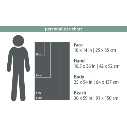 Rankšluostis PackTowl Personal Body Desert Aire
