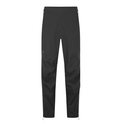 Vyriškos lietaus kelnės Rab Firewall Mountain Pants su vidutinio ilgio kojiniu pjovimu.