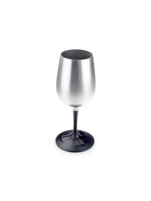 GSI Outdoors Nesting Wine Glass Glacier SS - metalinė taurė vynui