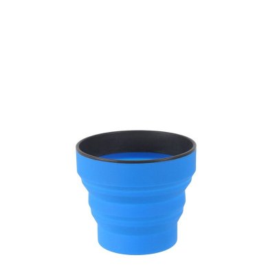 Sulankstomas puodelis Lifeventure Silicone Ellipse FlexiMug (Spalva: Mėlyna)