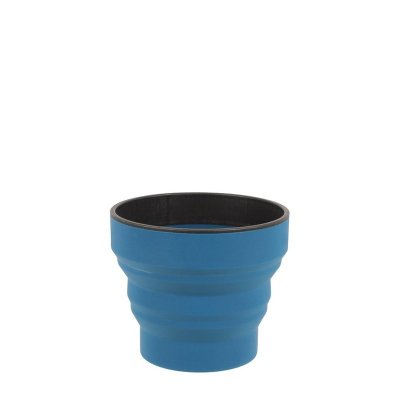 Sulankstomas puodelis Lifeventure Silicone Ellipse FlexiMug (Spalva: Tamsiai mėlyna)