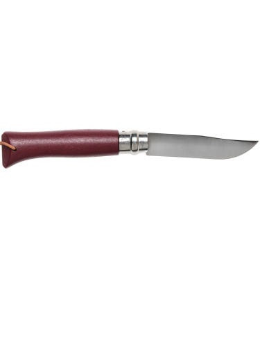 Peilis Opinel Trekking Nr.8 su nerūdijančio plieno ašmenimis ir ruda rankena