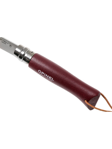 Peilis Opinel Trekking Nr.8 su nerūdijančio plieno ašmenimis ir ruda rankena